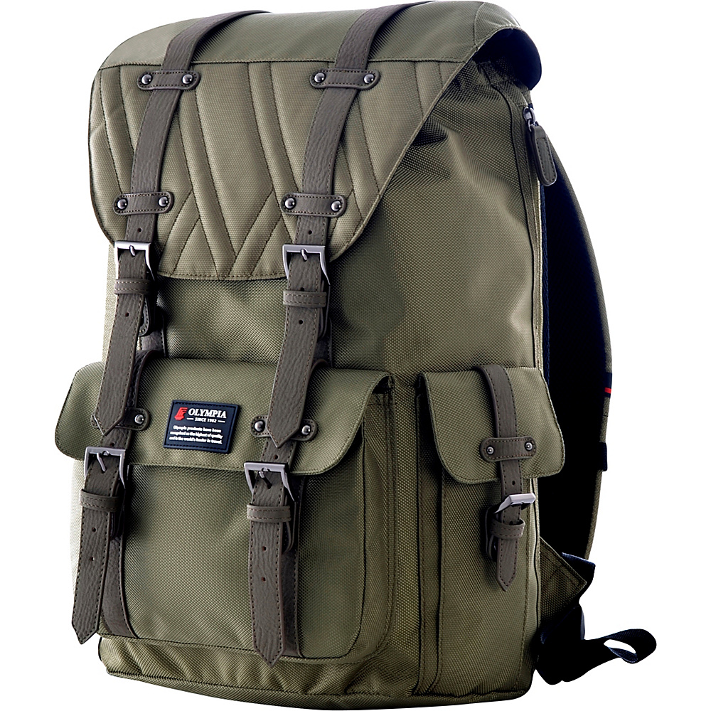 Olympia Hopkins 18 Backpack Olive Olympia Business Laptop Backpacks