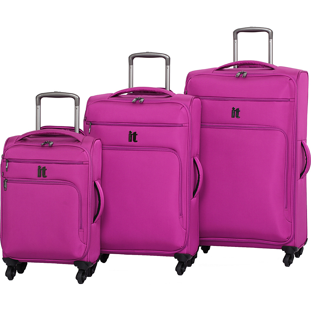 it luggage MegaLite Luggage Collection 3 Piece Spinner Luggage Set eBags Exclusive Baton Rouge it luggage Luggage Sets