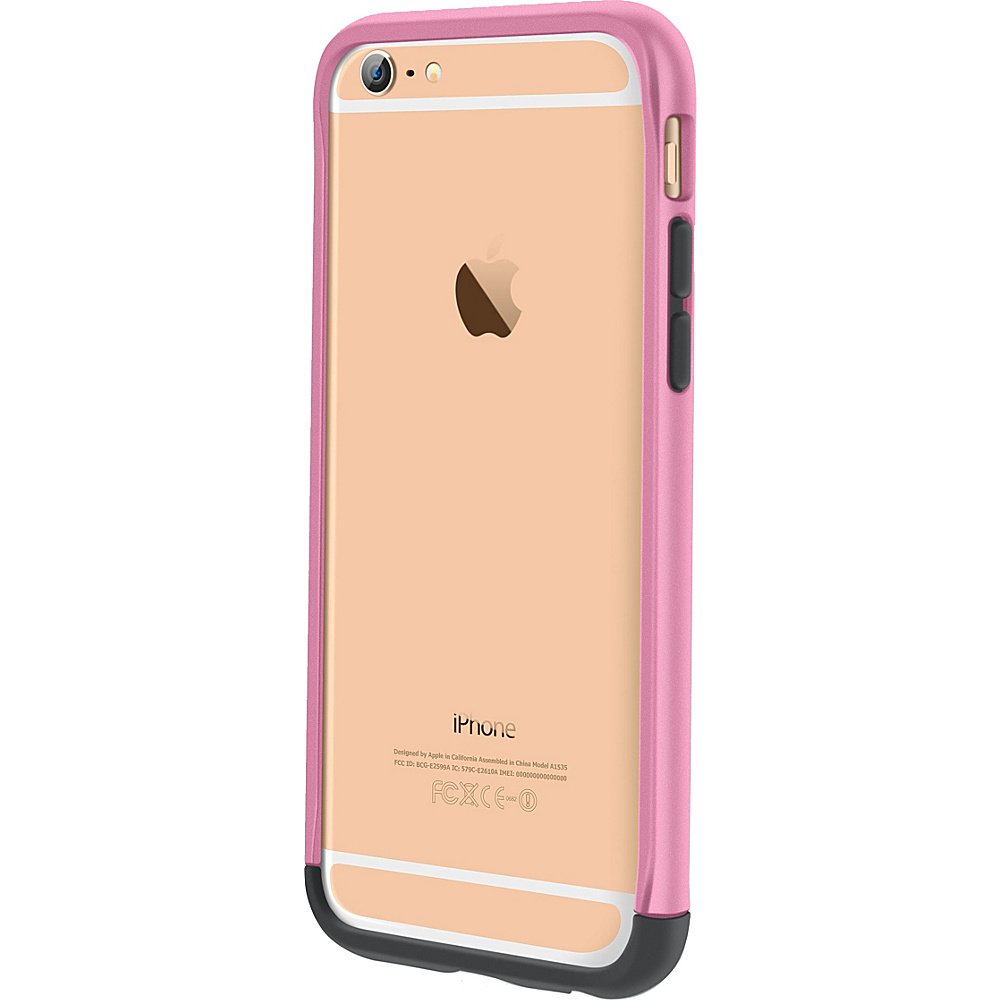 rooCASE Ultra Slim Fit Strio Bumper Case Cover for iPhone 6 6s 4.7 Pink rooCASE Electronic Cases
