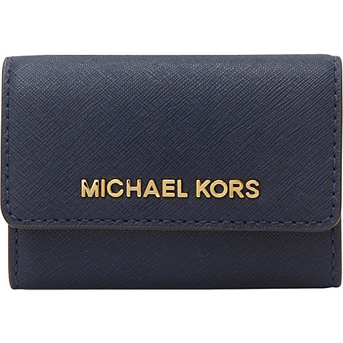 MICHAEL Michael Kors Jet Set Travel Coin Purse Navy - MICHAEL Michael Kors Designer Ladies Wallets