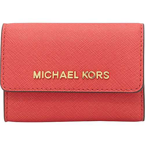 MICHAEL Michael Kors Jet Set Travel Coin Purse Watermelon - MICHAEL Michael Kors Designer Ladies Wallets