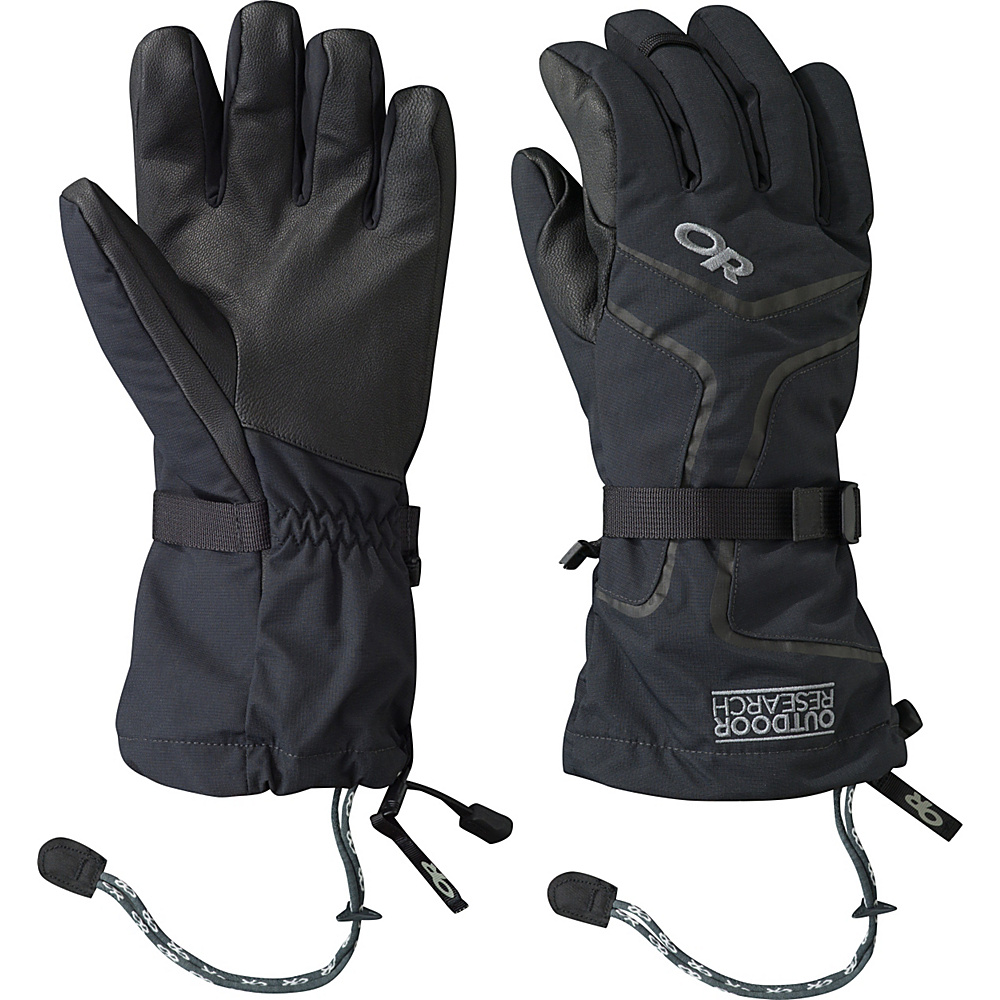 Outdoor Research Highcamp Gloves Men s Black LG Outdoor Research Hats Gloves Scarves
