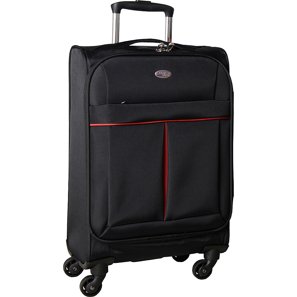 American Flyer Simply Lite! Collection 21 Carry On Spinner Black American Flyer Softside Carry On