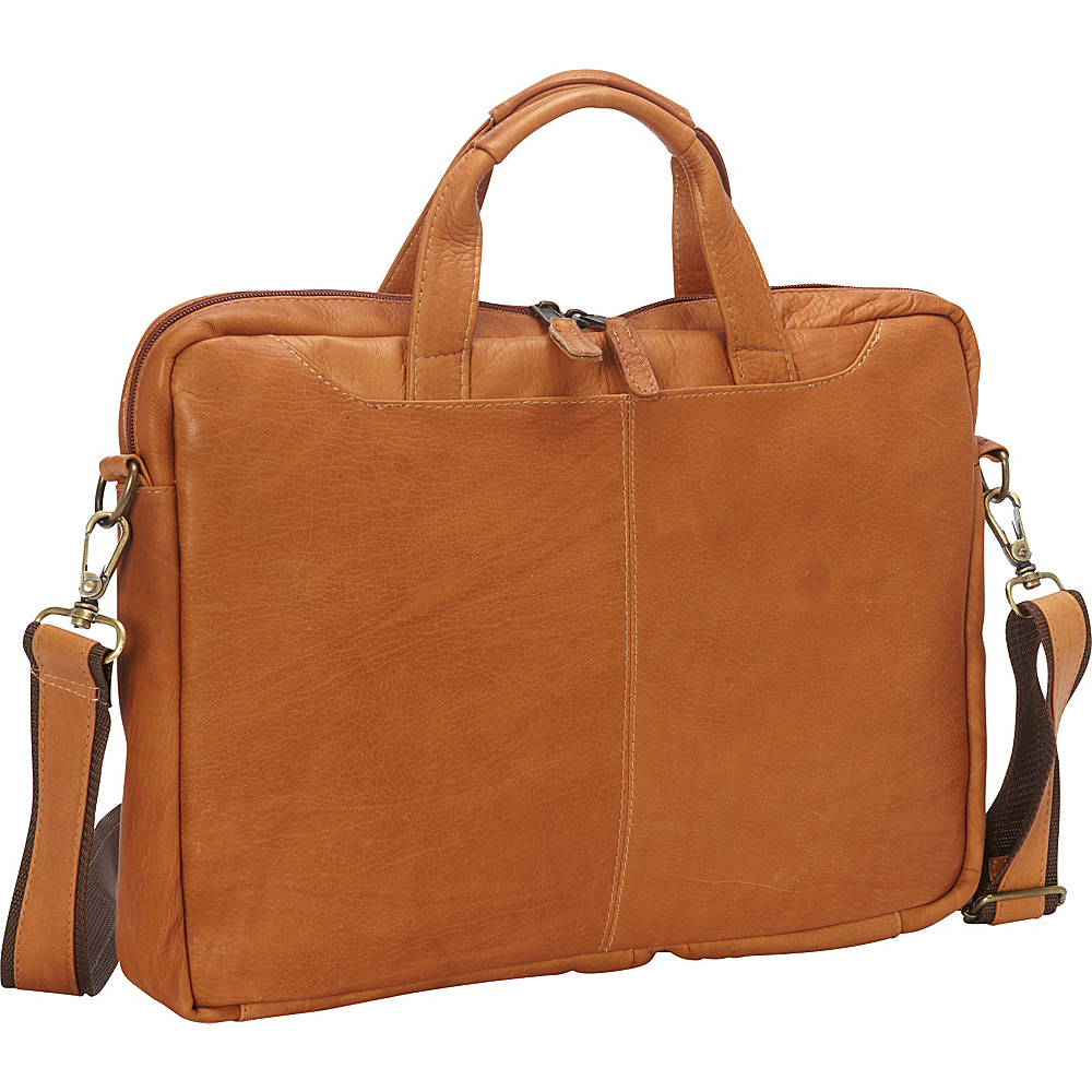 Latico Leathers Aspen Laptop Brief Natural Latico Leathers Non Wheeled Business Cases