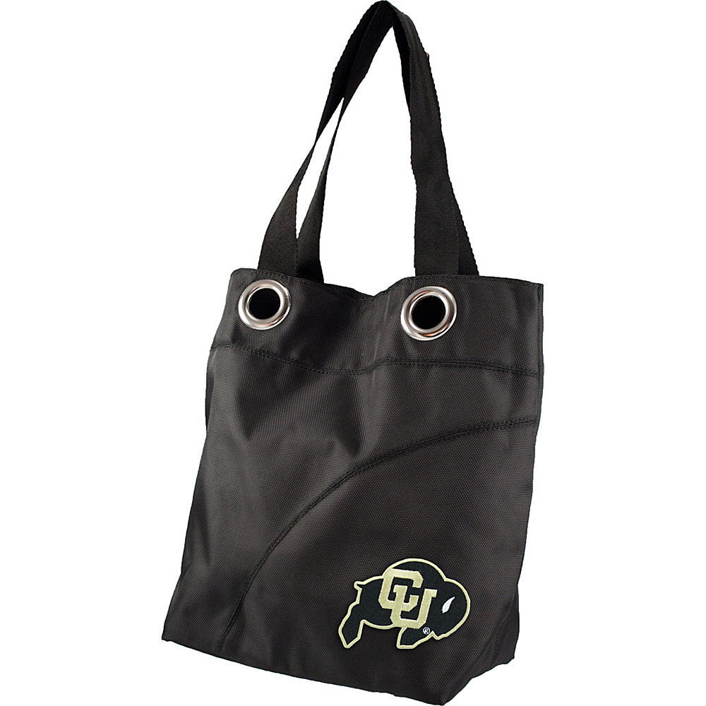 Littlearth Color Sheen Tote Pac 12 Teams University of Colorado Littlearth Fabric Handbags