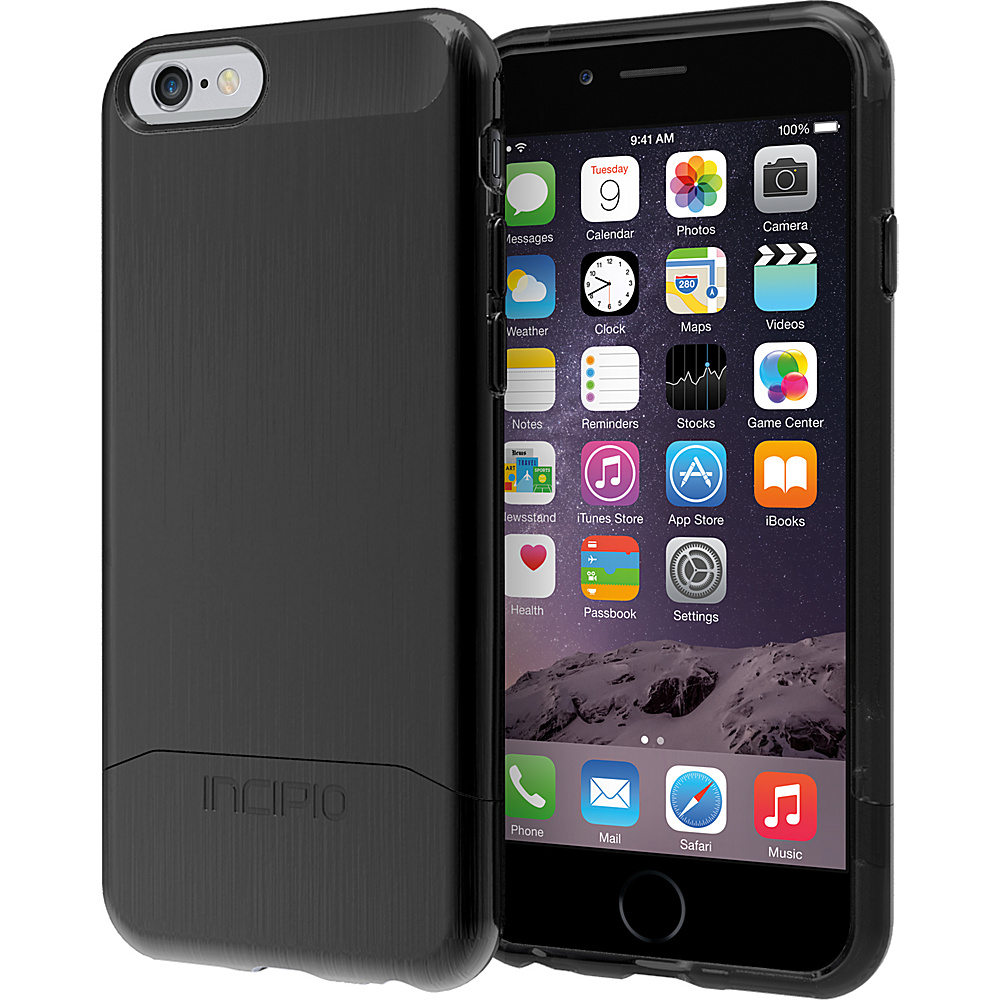 Incipio Edge SHINE iPhone 6 6s Case Black Black Incipio Electronic Cases