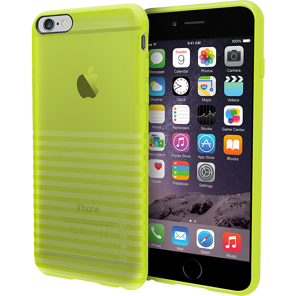 Incipio Rival for iPhone 6 6s Plus Case Translucent Electric Lime Incipio Electronic Cases