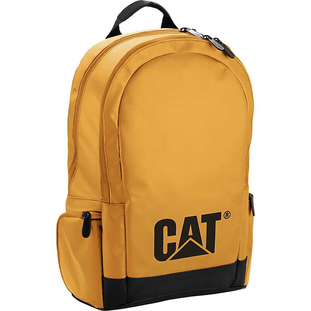 CAT Denali Laptop Backpack Yellow Black CAT Business Laptop Backpacks