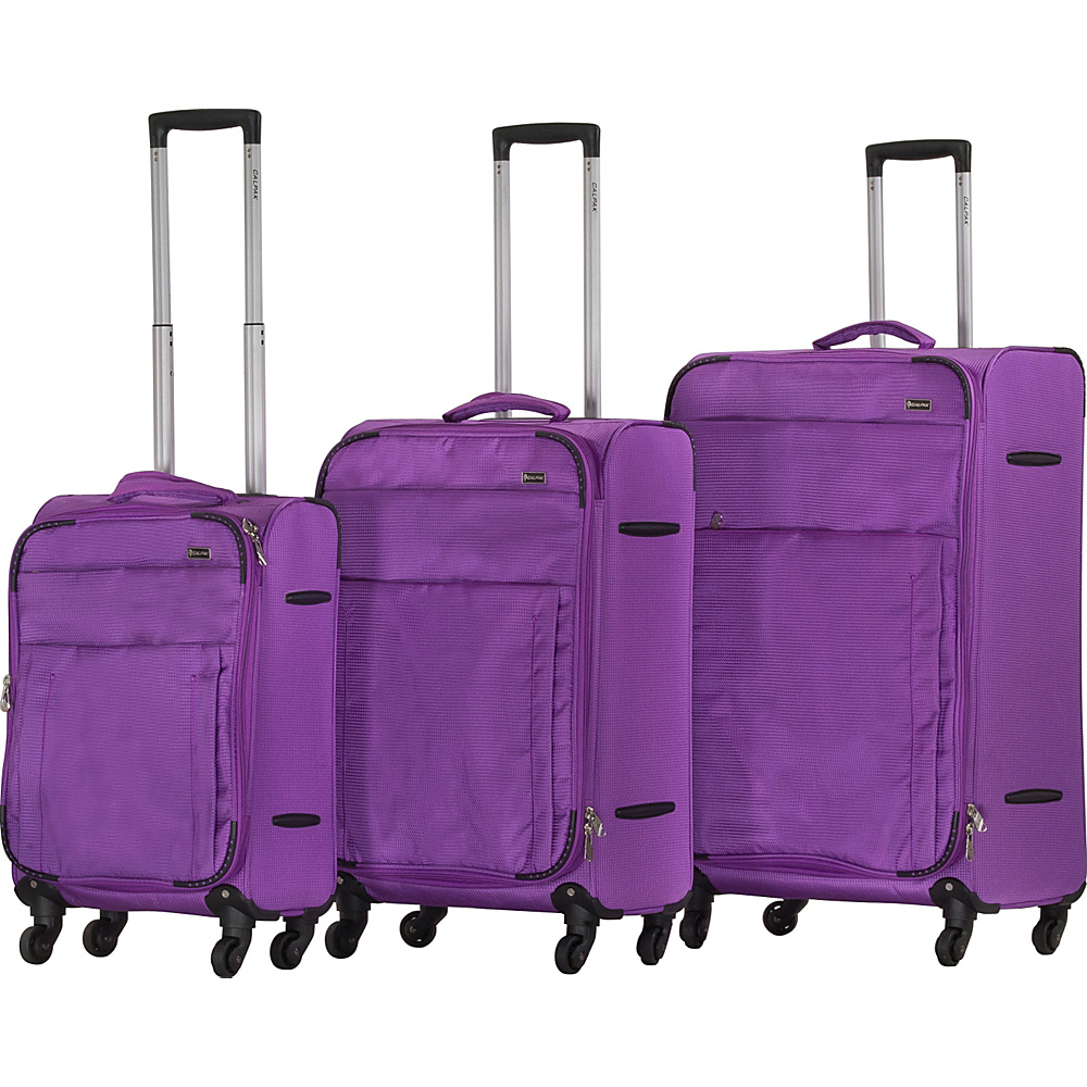 CalPak Wilshire Luggage Set Purple CalPak Luggage Sets