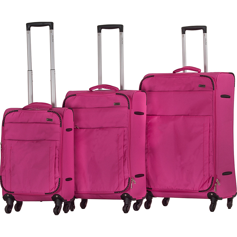 CalPak Wilshire Luggage Set Pink CalPak Luggage Sets