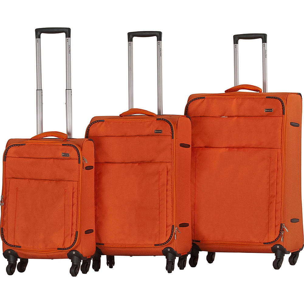 CalPak Wilshire Luggage Set Orange CalPak Luggage Sets