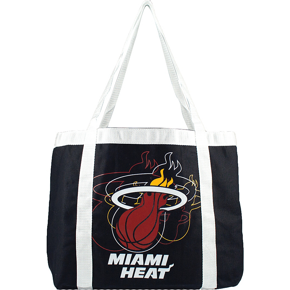 Littlearth Team Tailgate Tote NBA Teams Miami Heat Littlearth Fabric Handbags