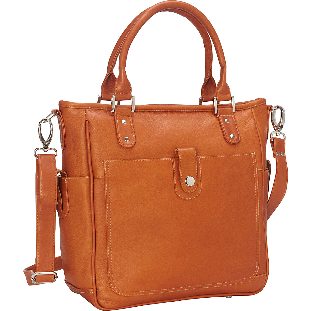 Piel Tablet Shoulder Bag Cross Body Saddle Piel Leather Handbags