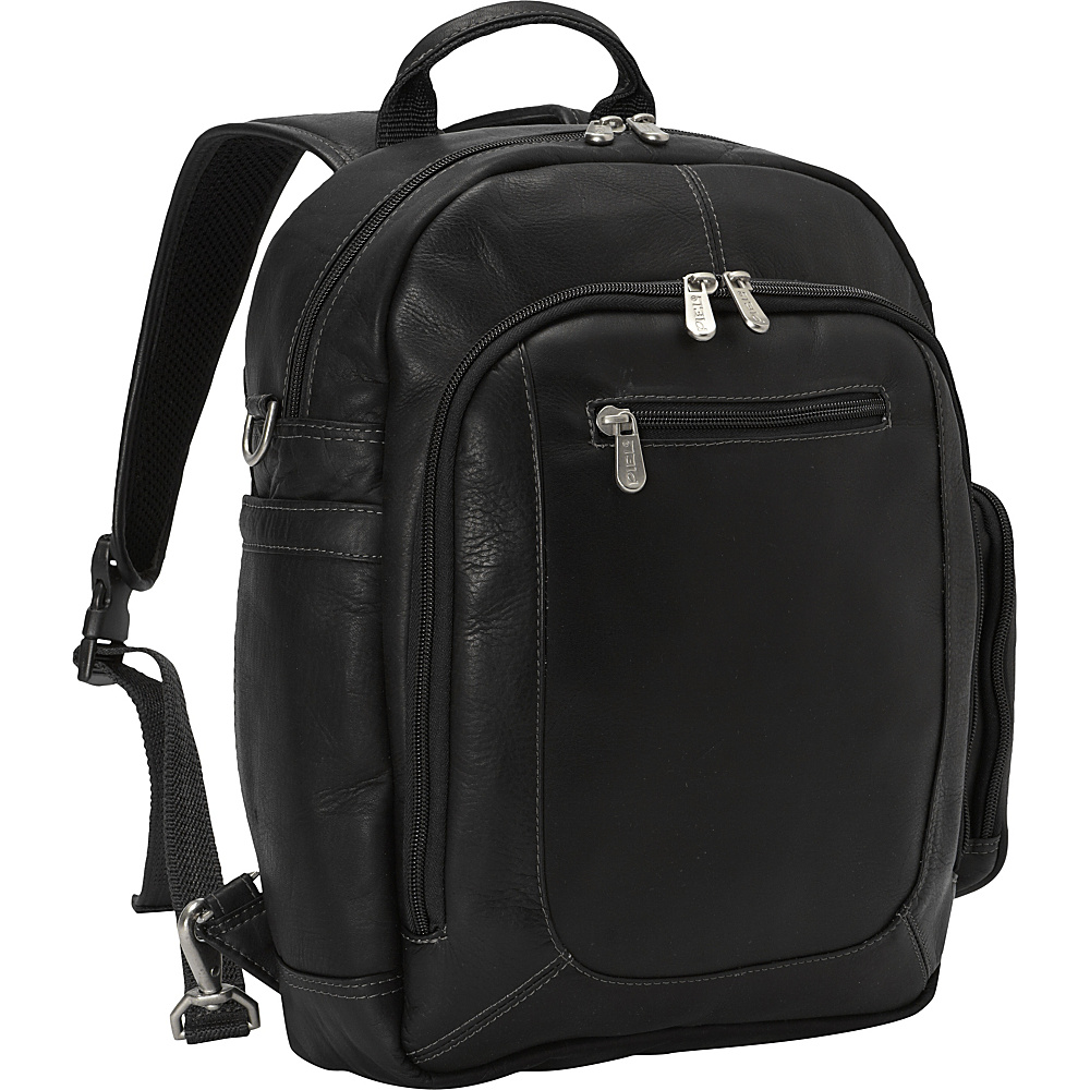 Piel Laptop Backpack Handbag Black Piel Business Laptop Backpacks