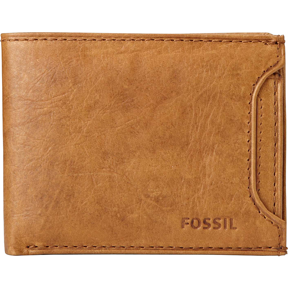 Fossil Ingram Sliding 2 in 1 Wallet Cognac Fossil Men s Wallets