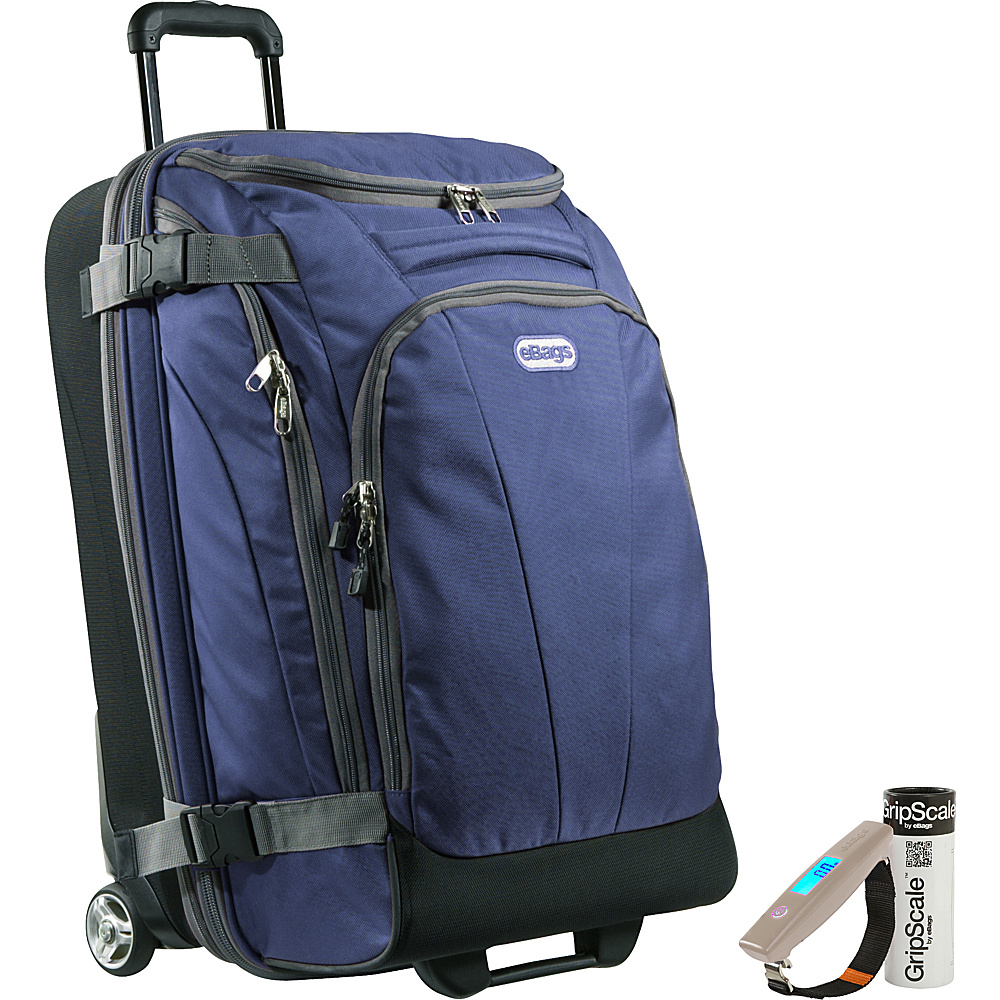 eBags Value Set Gripscale Digital Luggage Scale TLS Junior 25 Wheeled Duffel Blue Yonder eBags Rolling Duffels