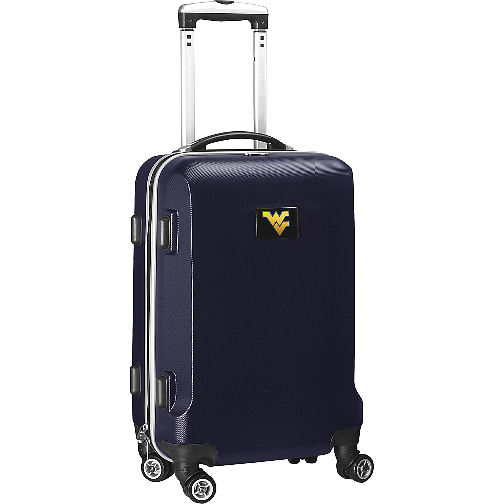 Denco Sports Luggage NCAA 20 Domestic Carry On Navy West Virginia University Mountaineers Denco Sports Luggage Hardside Carry On