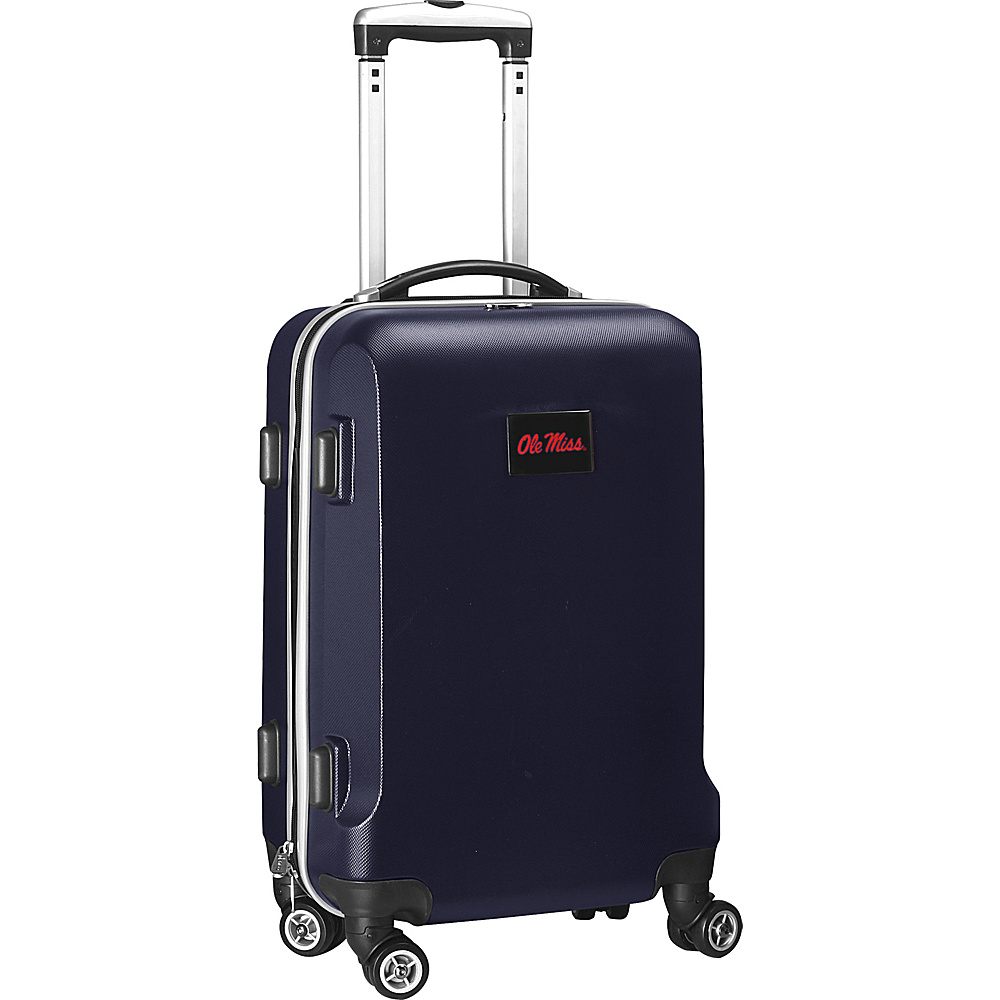 Denco Sports Luggage NCAA 20 Domestic Carry On Navy University of Mississippi Rebels Denco Sports Luggage Hardside Carry On