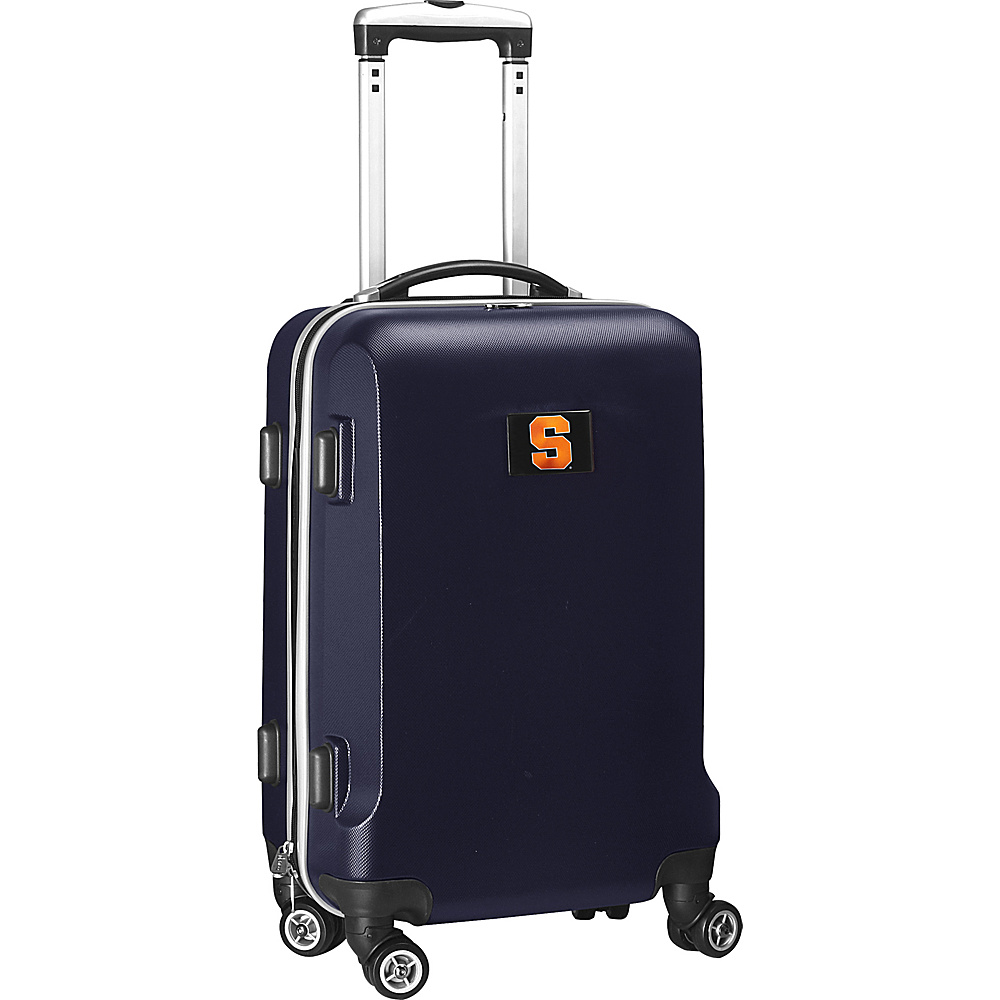 Denco Sports Luggage NCAA 20 Domestic Carry On Navy Syracuse University Orange Denco Sports Luggage Hardside Carry On
