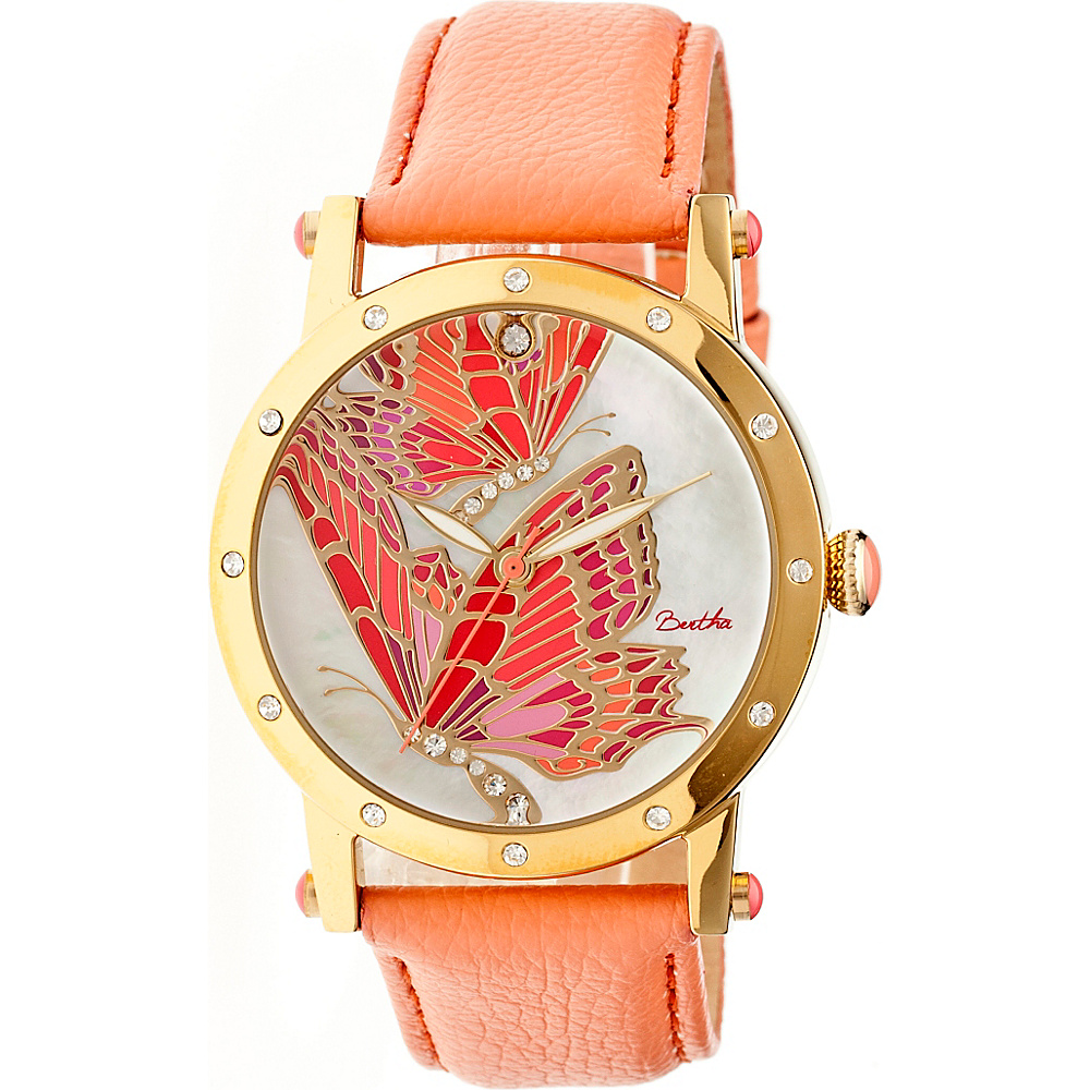 Bertha Watches Isabella Watch Coral Multicolor Bertha Watches Watches