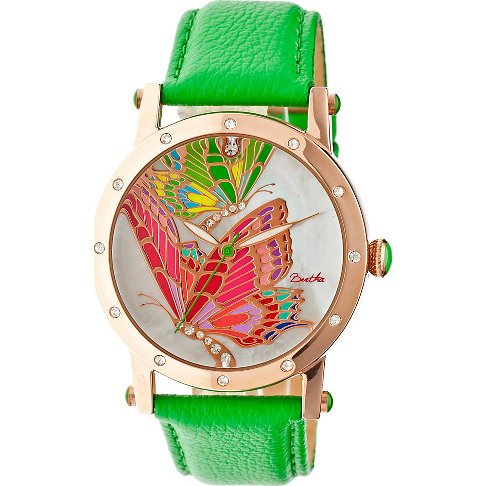 Bertha Watches Isabella Watch Green Multicolor Bertha Watches Watches