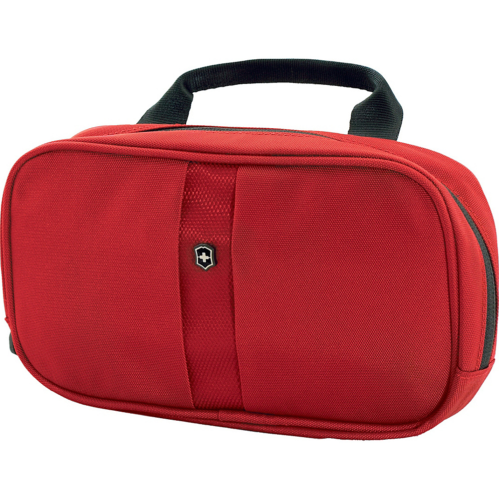 Victorinox Lifestyle Accessories 4.0 Overnight Essentials Kit Red Black Logo Victorinox Travel Comfort and Health
