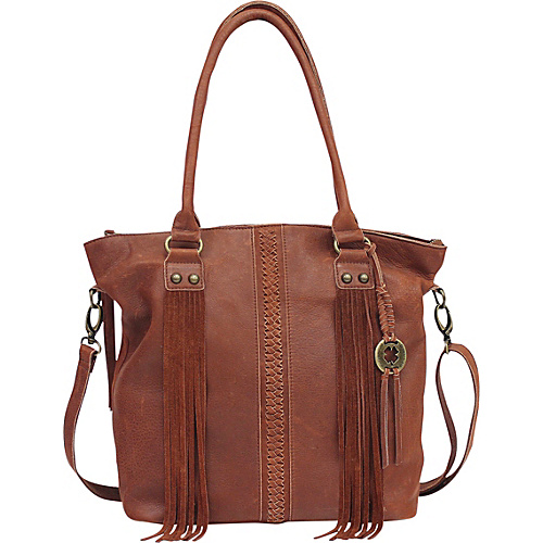 Lucky Brand Gemma Tote Brandy - Lucky Brand Leather Handbags