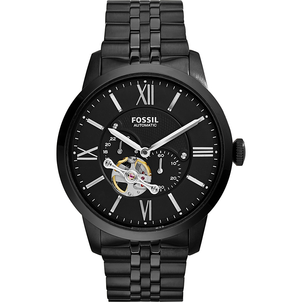 Fossil Townsman Automatic Stainless Steel Watch Black Fossil Watches