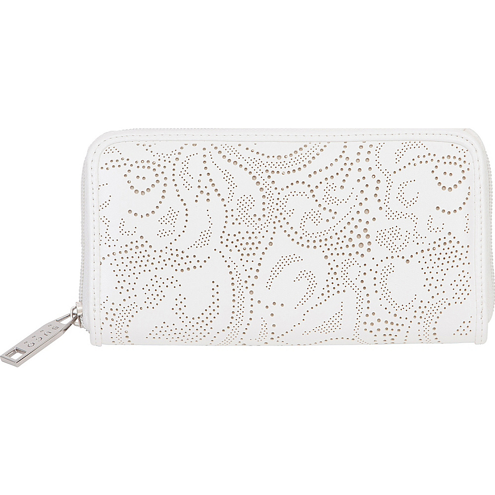 BUCO Paisley Wallet White BUCO Ladies Small Wallets