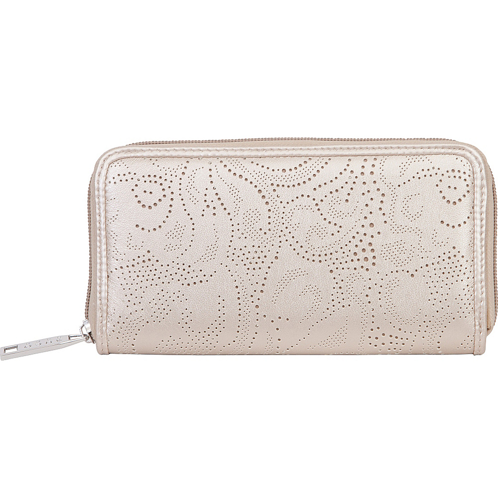 BUCO Paisley Wallet Champagne BUCO Ladies Small Wallets