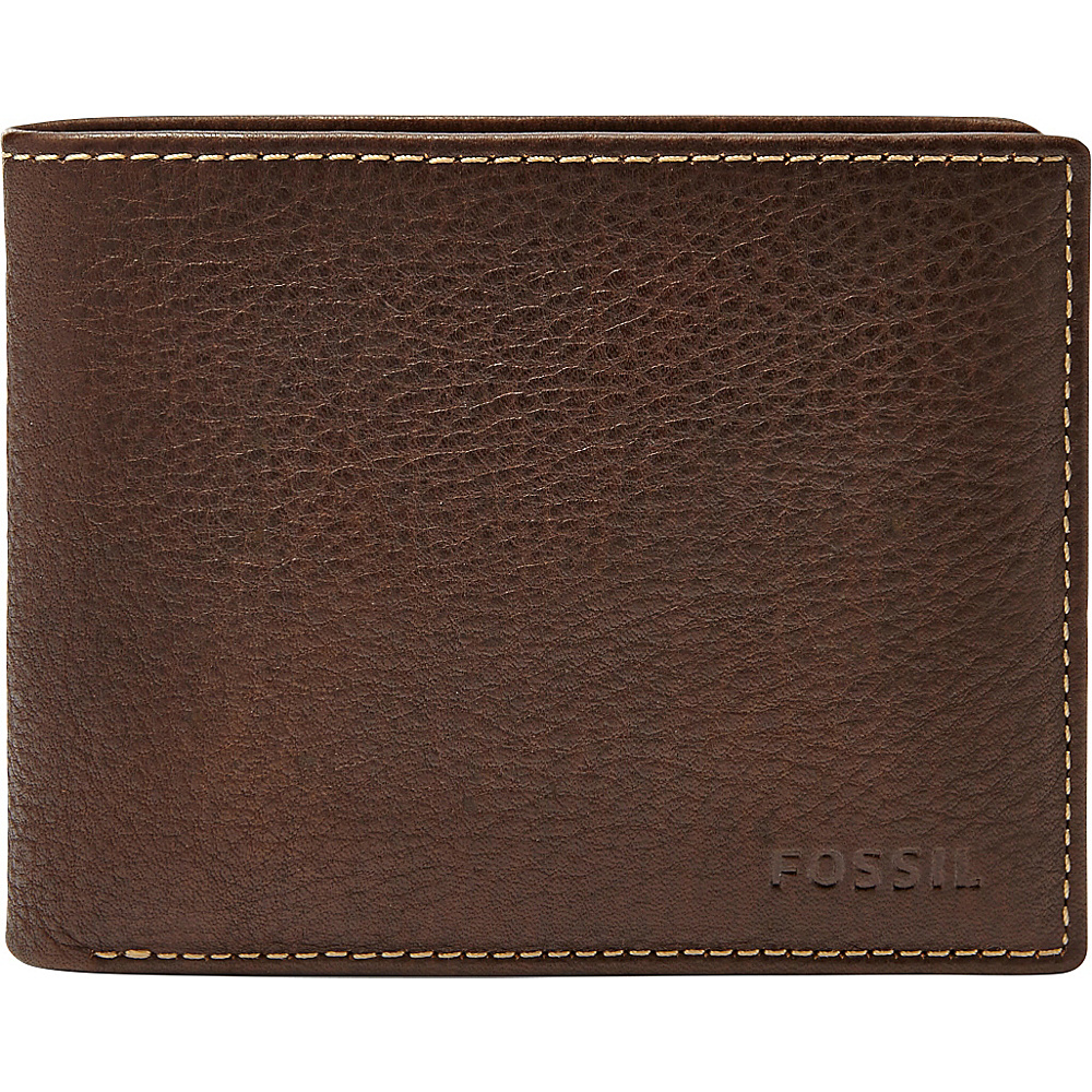 Fossil Lincoln Passcase Brown Fossil Men s Wallets