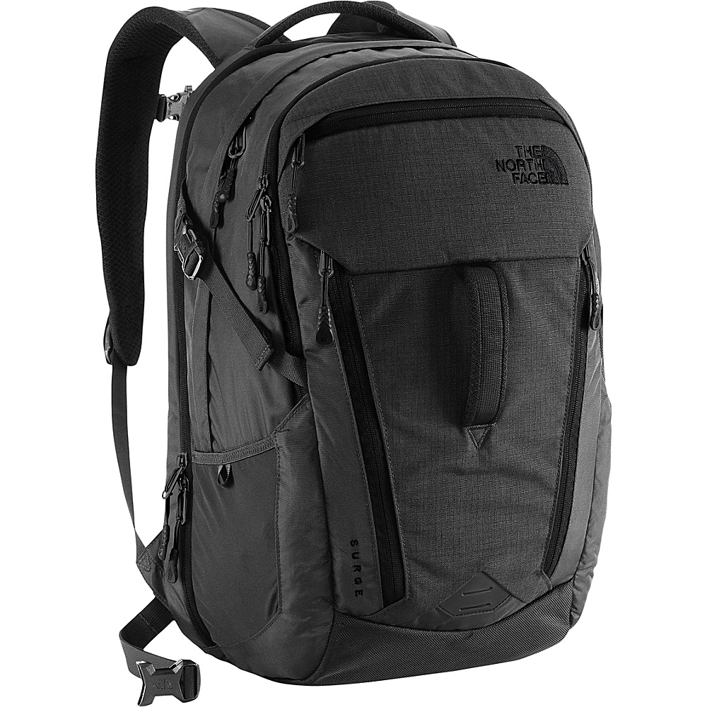 The North Face Surge Laptop Backpack Graphite Grey Tnf Black The North Face Business Laptop Backpacks