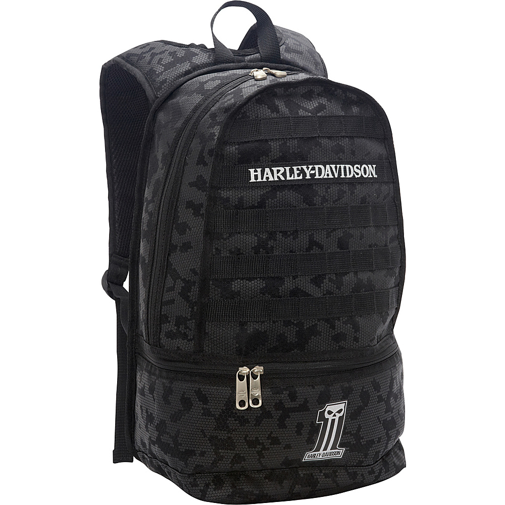 Harley Davidson by Athalon Night Ops Backpack Black Harley Davidson by Athalon Everyday Backpacks