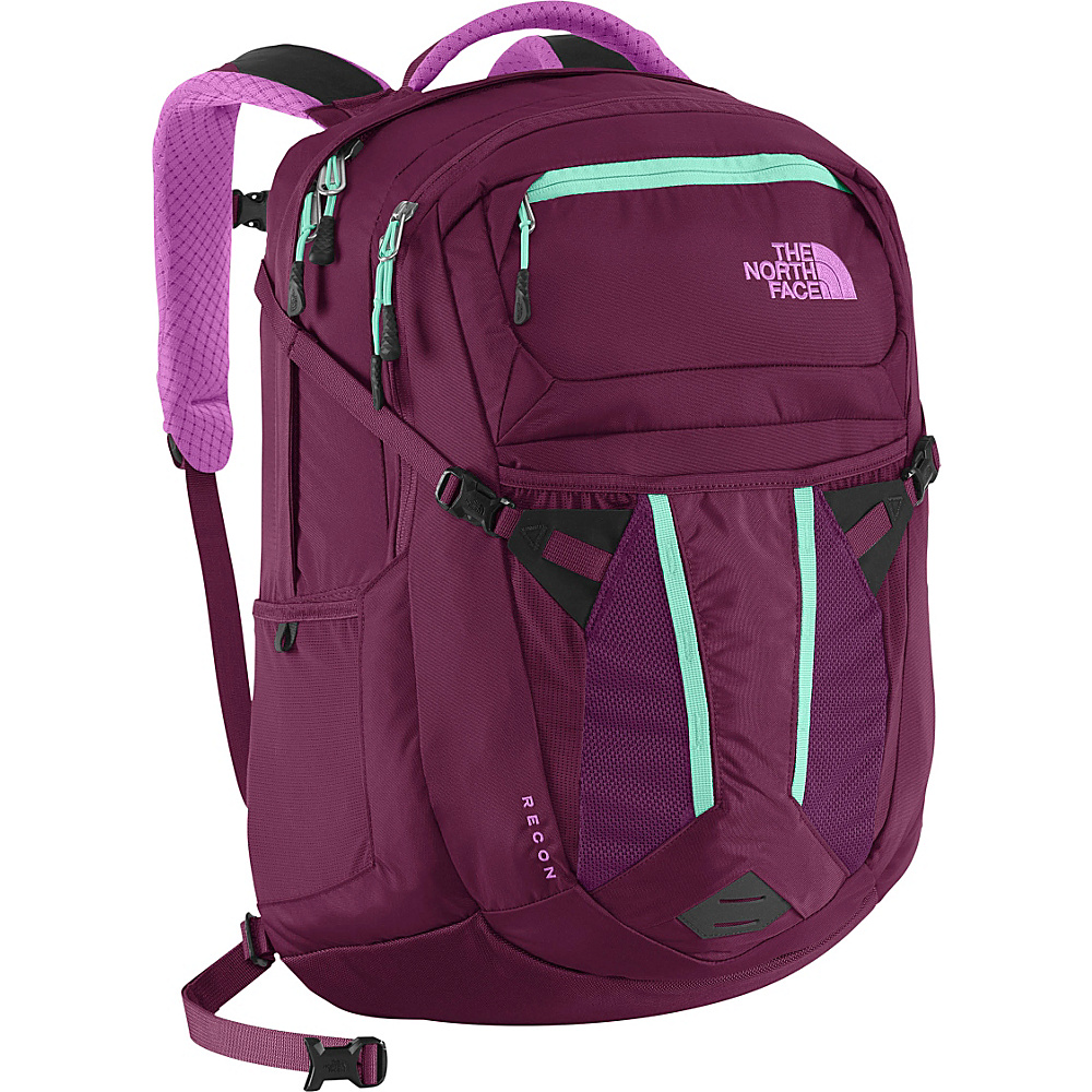 The North Face Women s Recon Laptop Backpack Pamplona Purple Bonnie Blue The North Face Business Laptop Backpacks