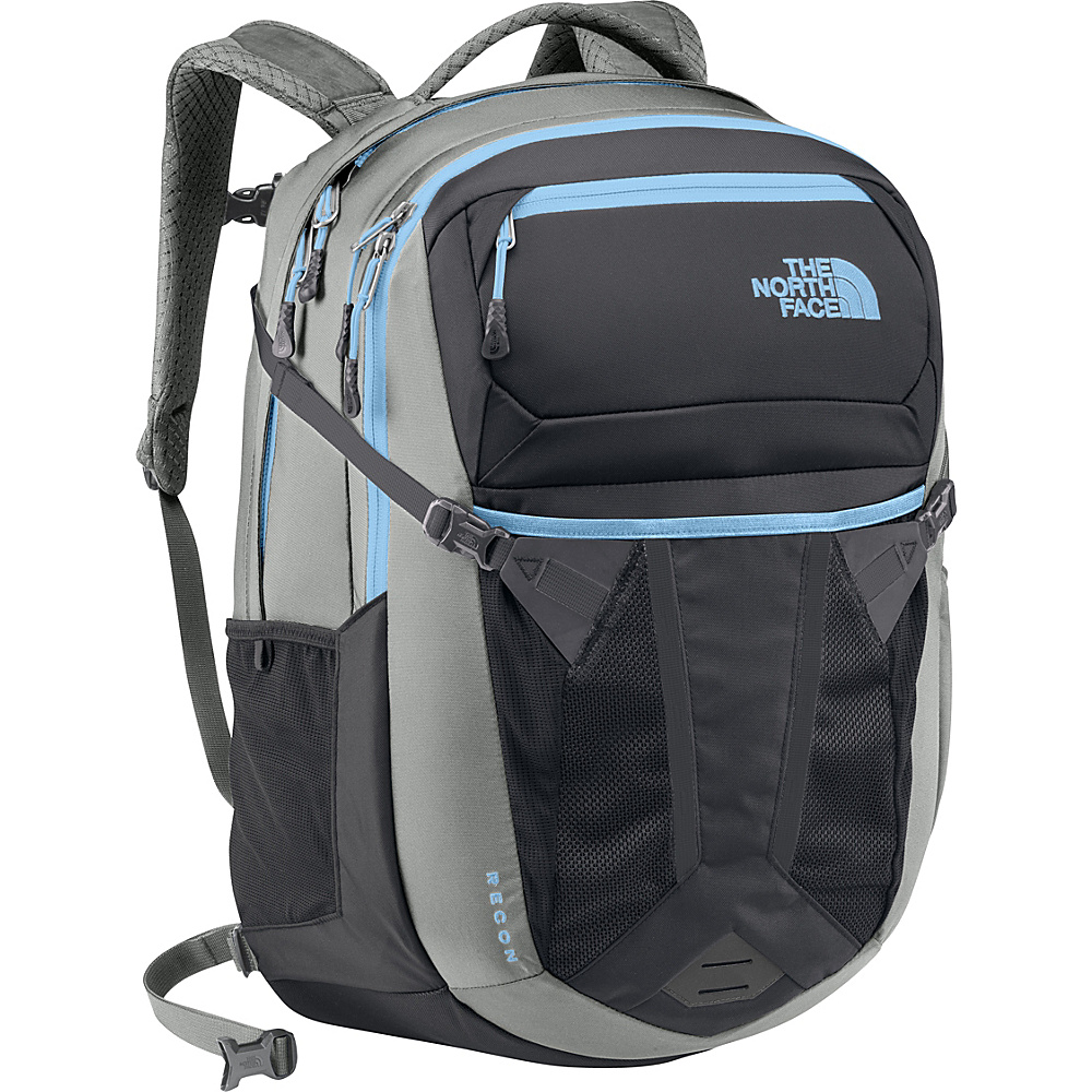 The North Face Women s Recon Laptop Backpack Graphite Grey Chambray Blue The North Face Business Laptop Backpacks