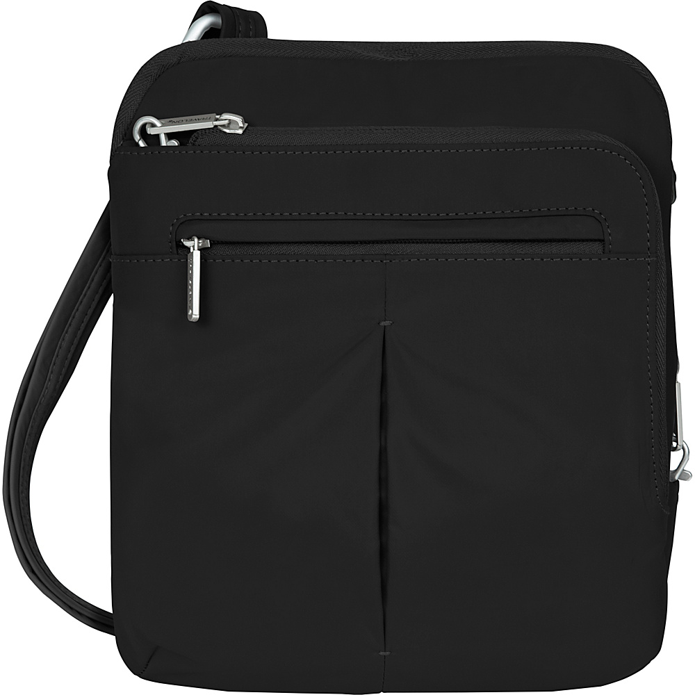 Travelon Anti Theft Classic Light Slim Bag Black Gray Travelon Fabric Handbags