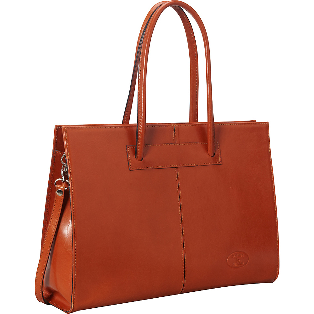 Sharo Leather Bags Women s Genuine Leather Laptop Tote Apricot Sharo Leather Bags Women s Business Bags