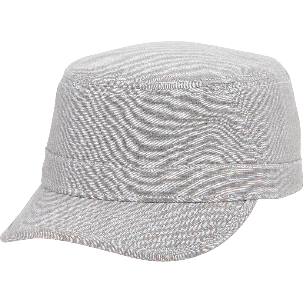 Ben Sherman Stripe Chambray Legion Hat Grey Ben Sherman Hats