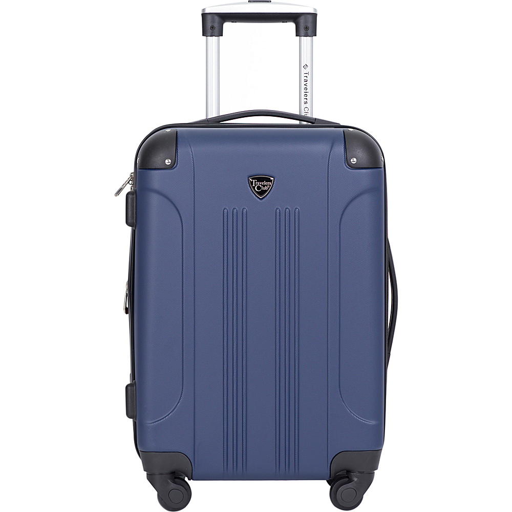 Travelers Club Luggage Chicago 20 Hardside Exp. Spinner Carry On Royal Blue Travelers Club Luggage Luggage Sets