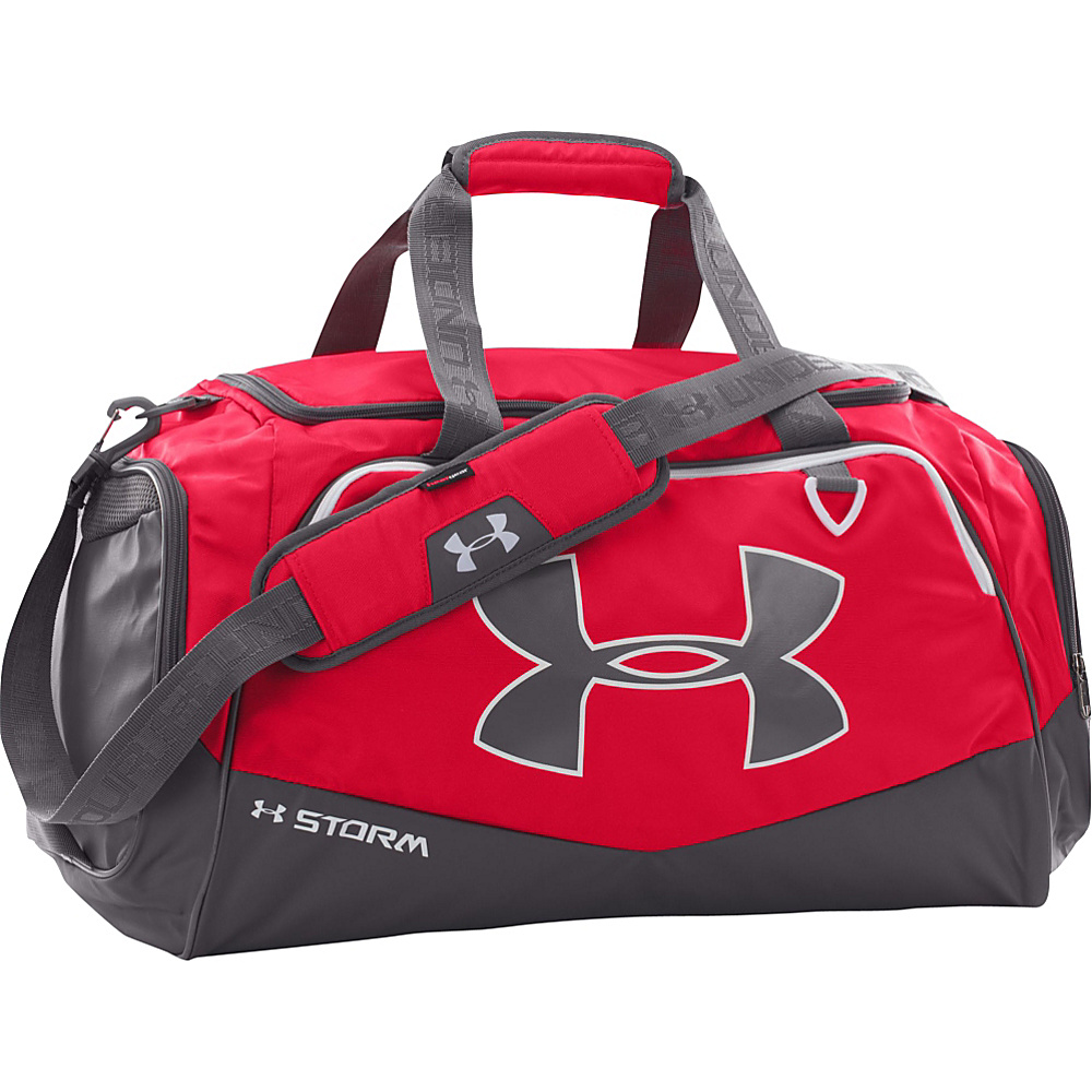 Under Armour Undeniable MD Duffel II Red Graphite White Under Armour All Purpose Duffels