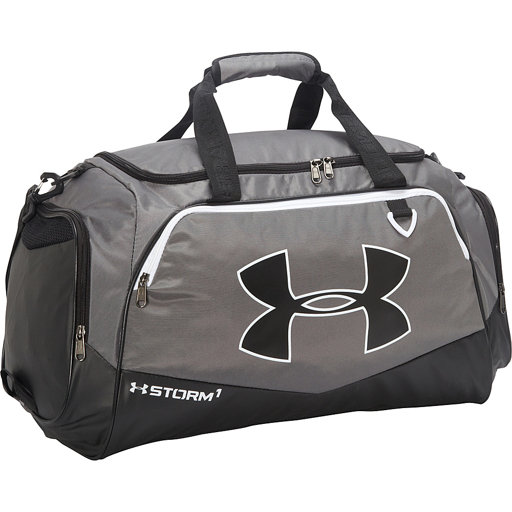 Under Armour Undeniable MD Duffel II Graphite Black White Under Armour Gym Duffels
