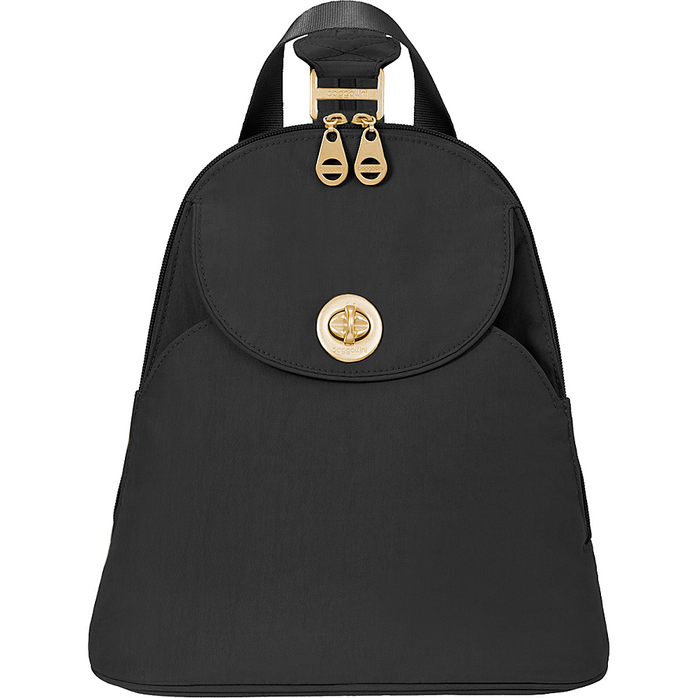 baggallini Gold Cairo Backpack Black baggallini Fabric Handbags