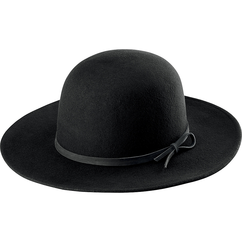 San Diego Hat Floppy with Round Crown Black San Diego Hat Hats Gloves Scarves