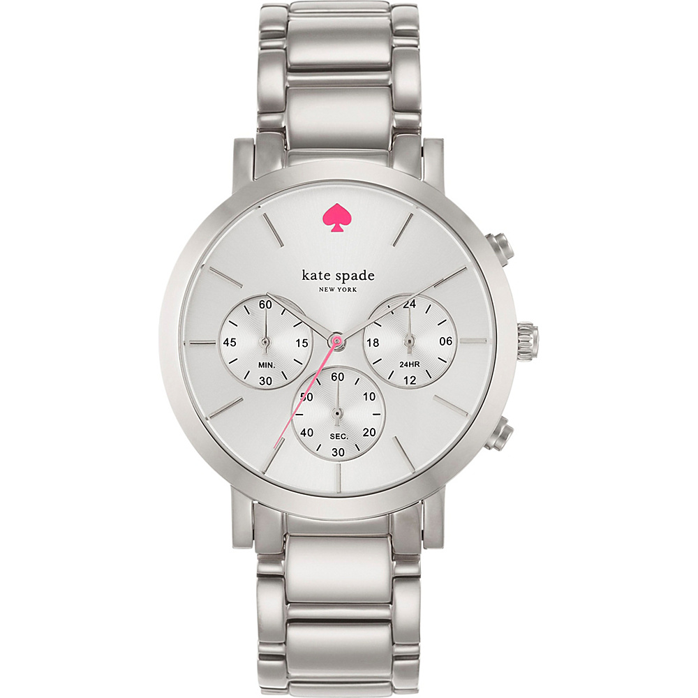 kate spade watches Gramercy Grand Chronograph Watch Silver kate spade watches Watches