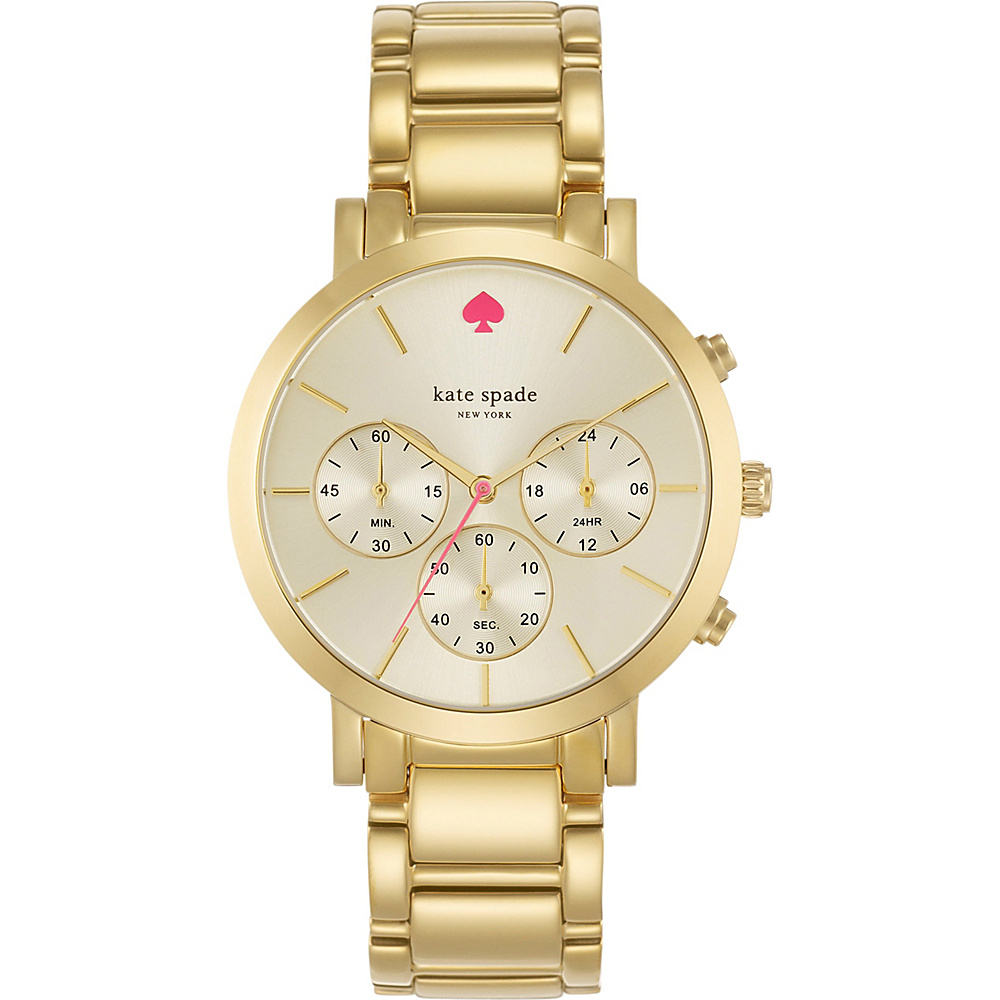 kate spade watches Gramercy Grand Chronograph Watch Gold kate spade watches Watches