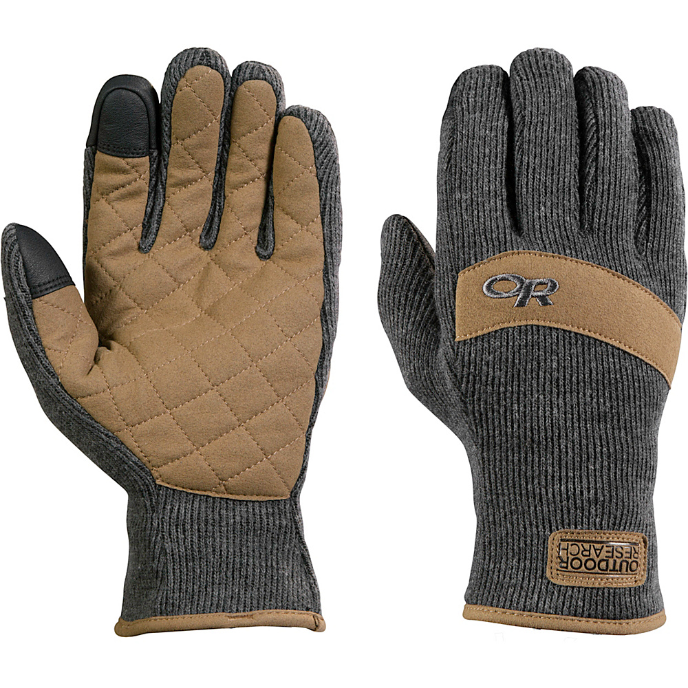 Outdoor Research Exit Sensor Gloves Charcoal â MD Outdoor Research Hats Gloves Scarves
