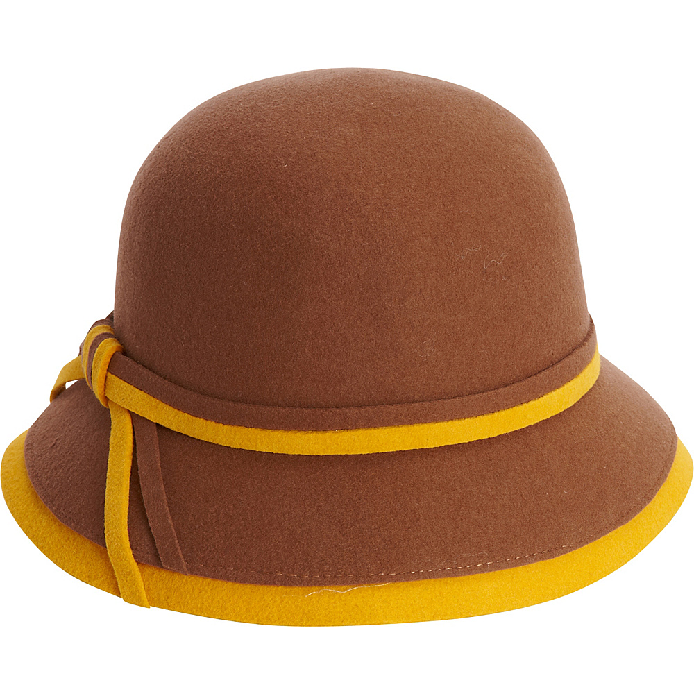 Adora Hats Wool Felt Bucket Hat Pecan Adora Hats Hats Gloves Scarves