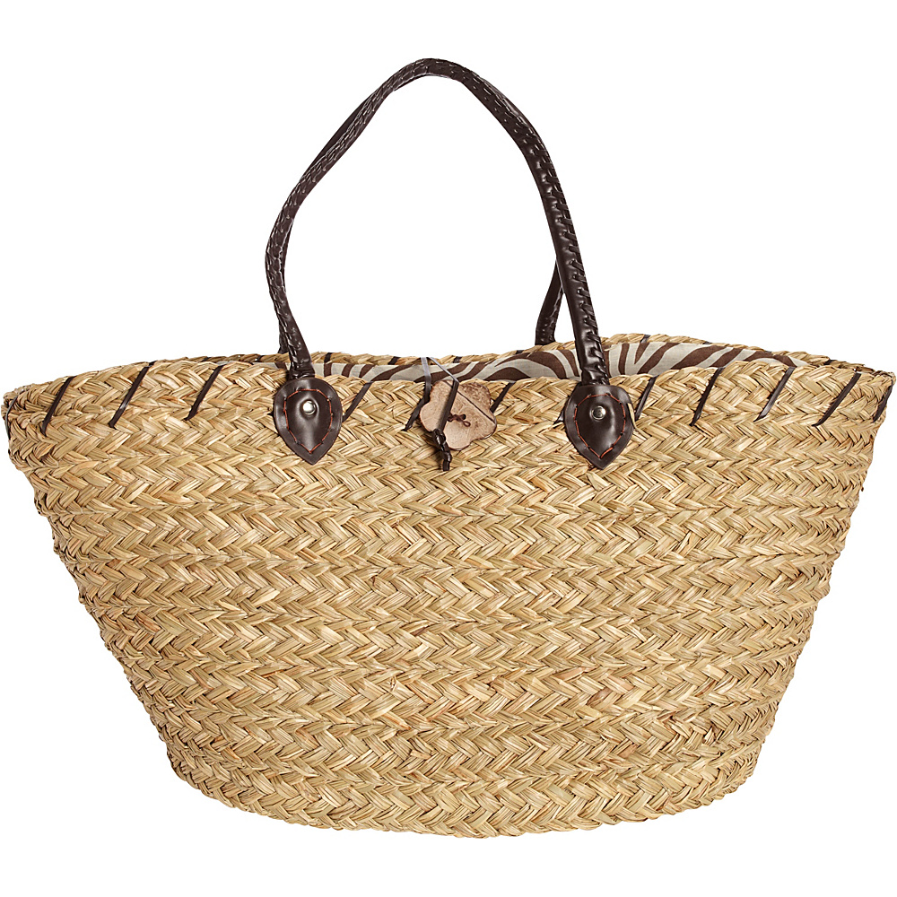 Sun N Sand Sablewood Oversized Shopper Zebra Sun N Sand Fabric Handbags