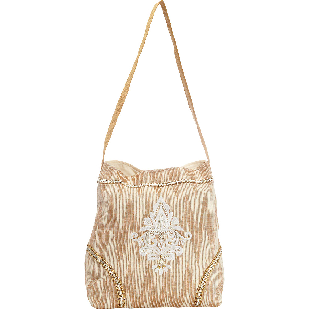 Scully Woven Shoulder Bag Natural Scully Fabric Handbags