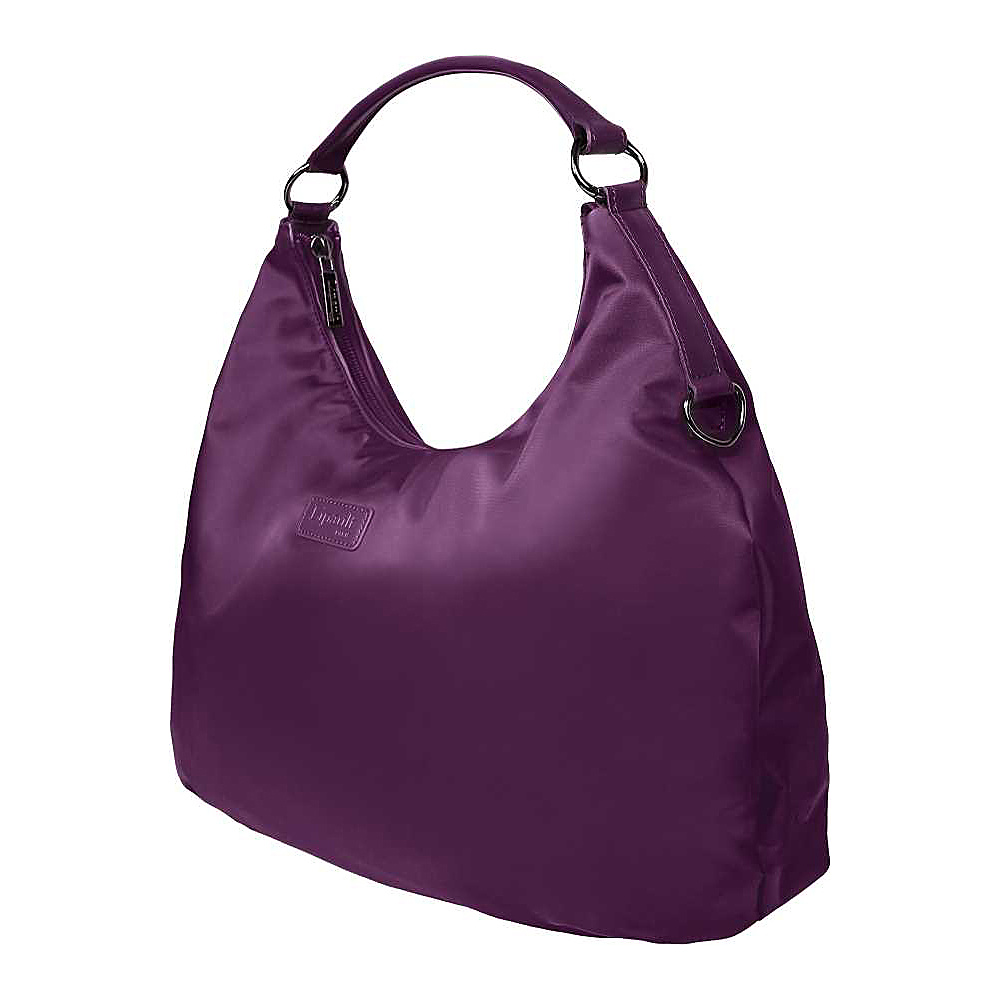 Lipault Paris Hobo Bag M Purple Lipault Paris Fabric Handbags